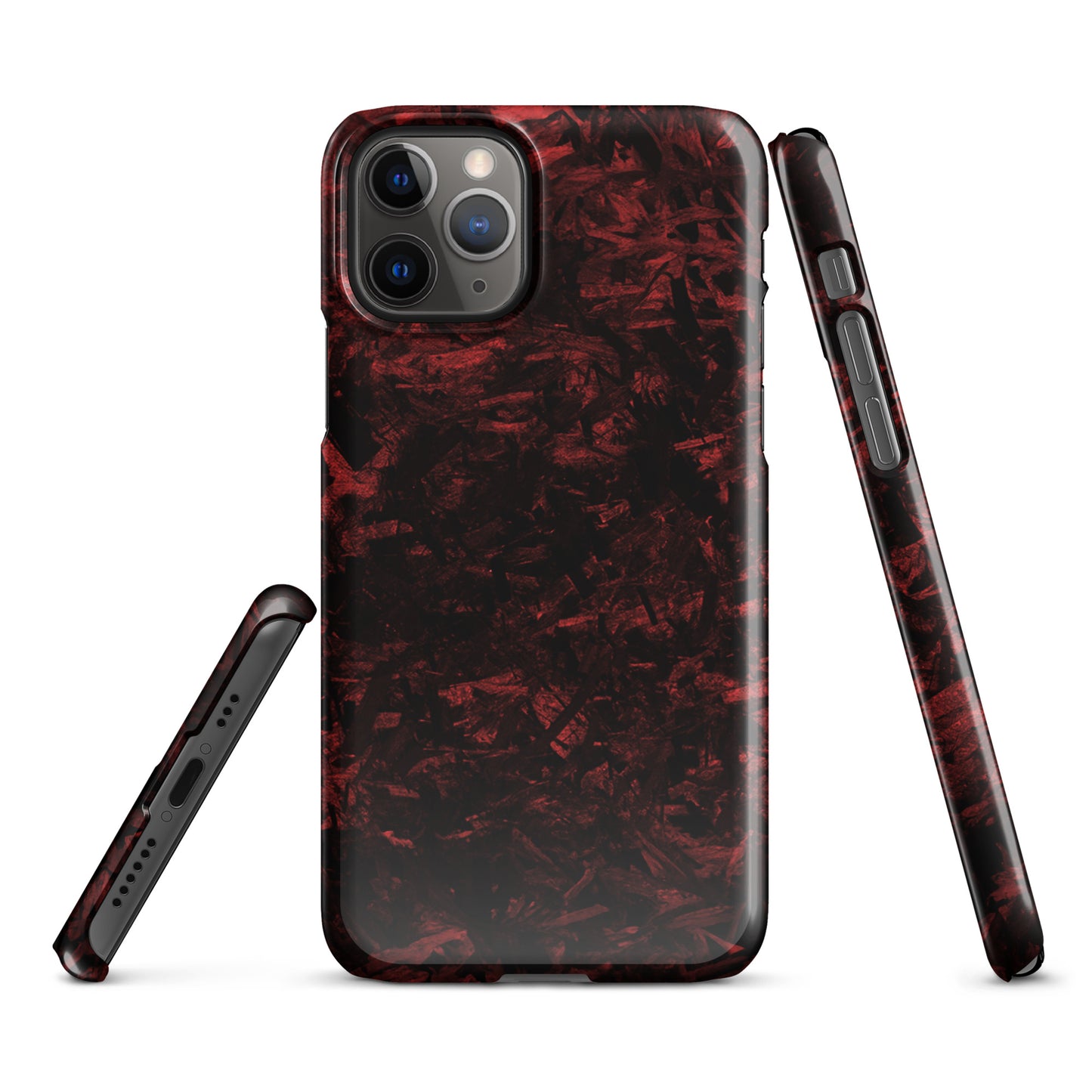 AXLE Racing Red Forged Carbon Snap case for iPhone®