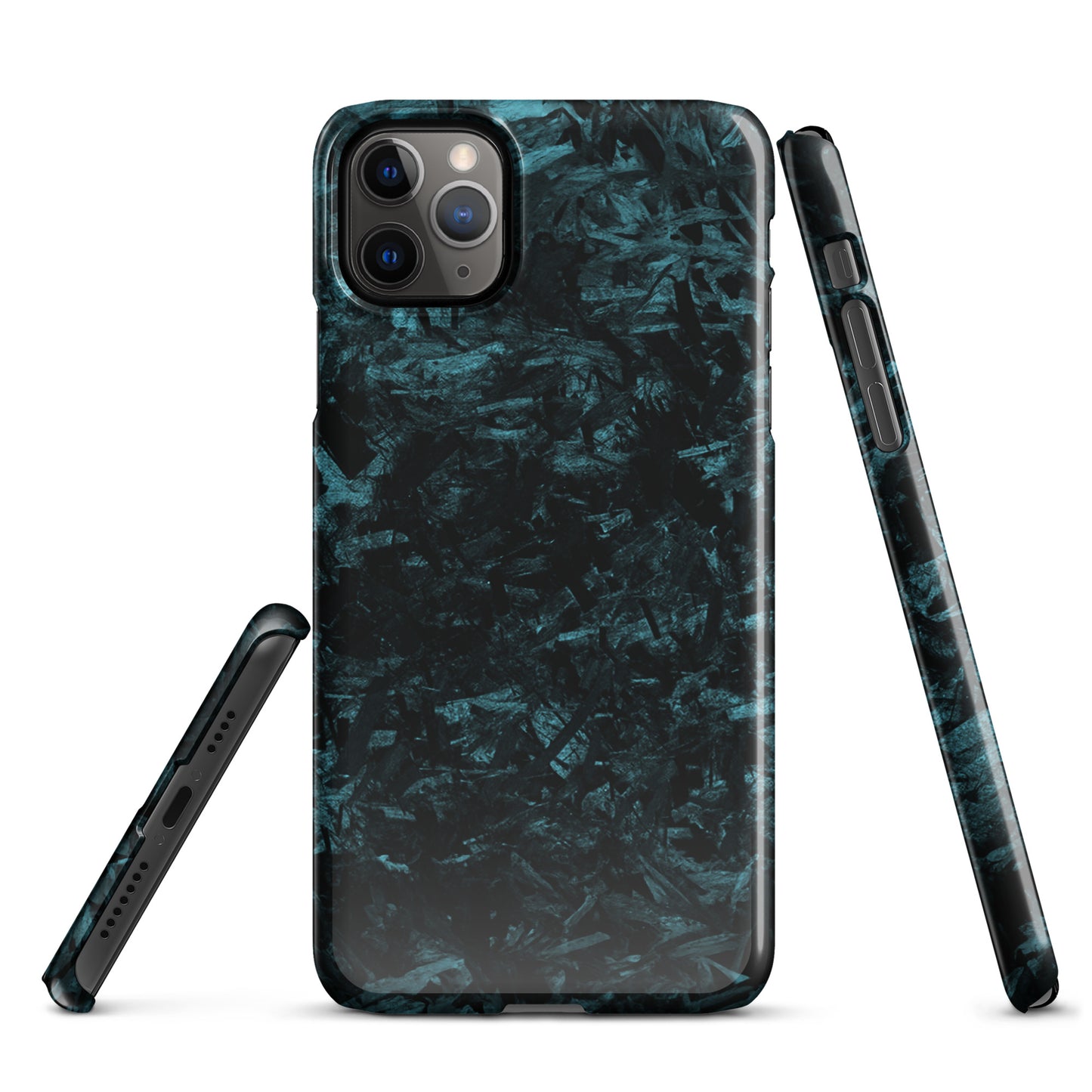 AXLE Racing Blue Forged Carbon Snap case for iPhone®