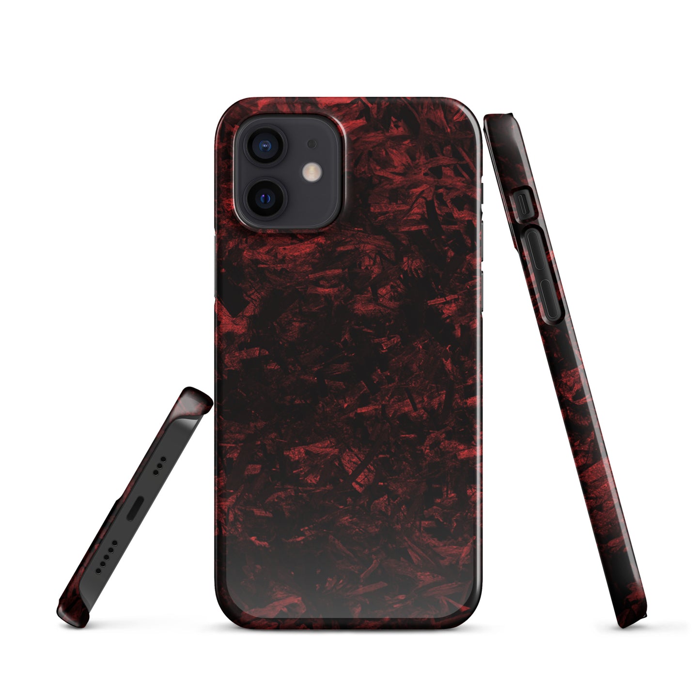 AXLE Racing Red Forged Carbon Snap case for iPhone®