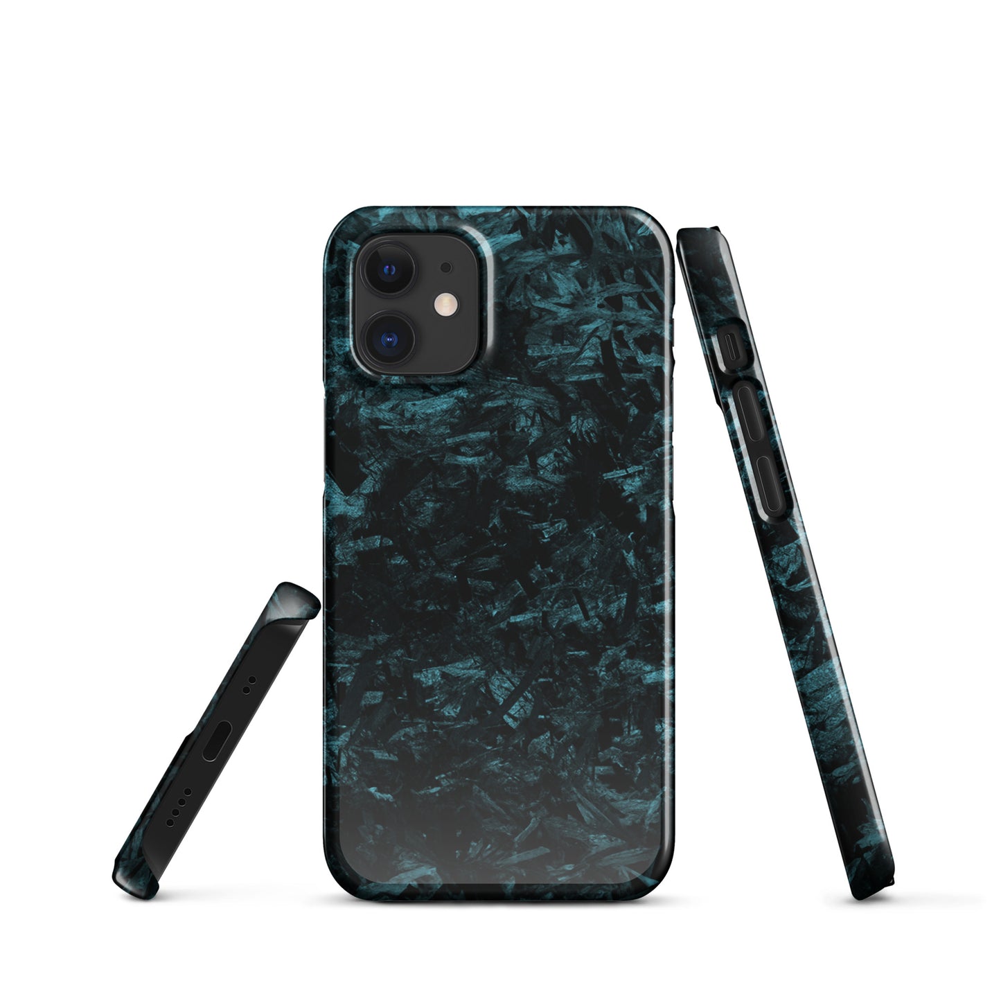 AXLE Racing Blue Forged Carbon Snap case for iPhone®