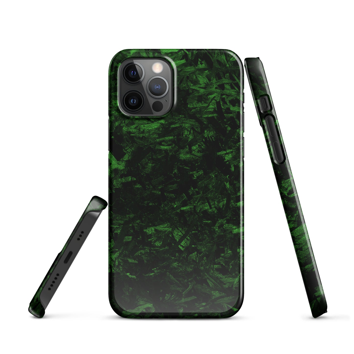 AXLE Racing Green Forged Carbon Snap case for iPhone®