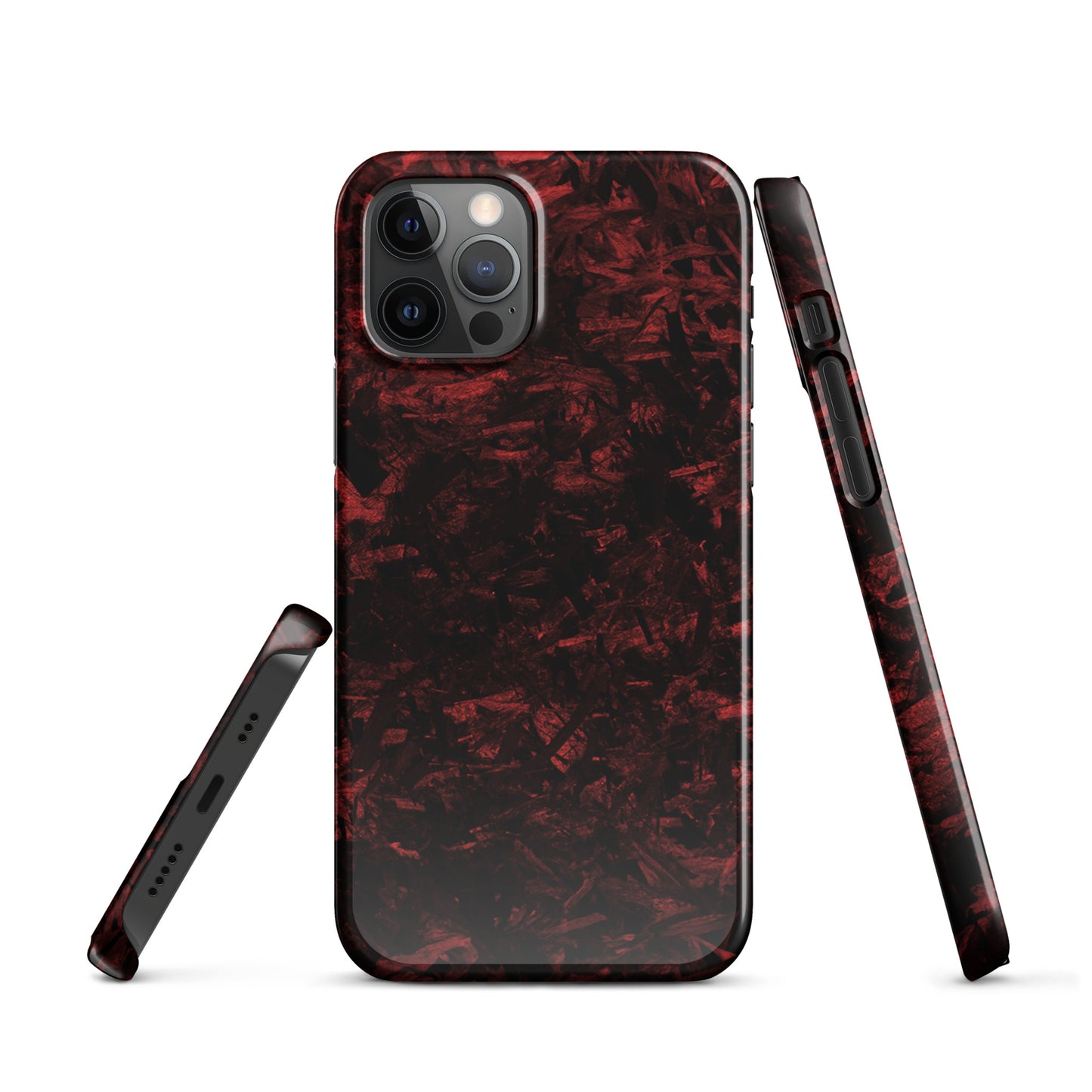 AXLE Racing Red Forged Carbon Snap case for iPhone®