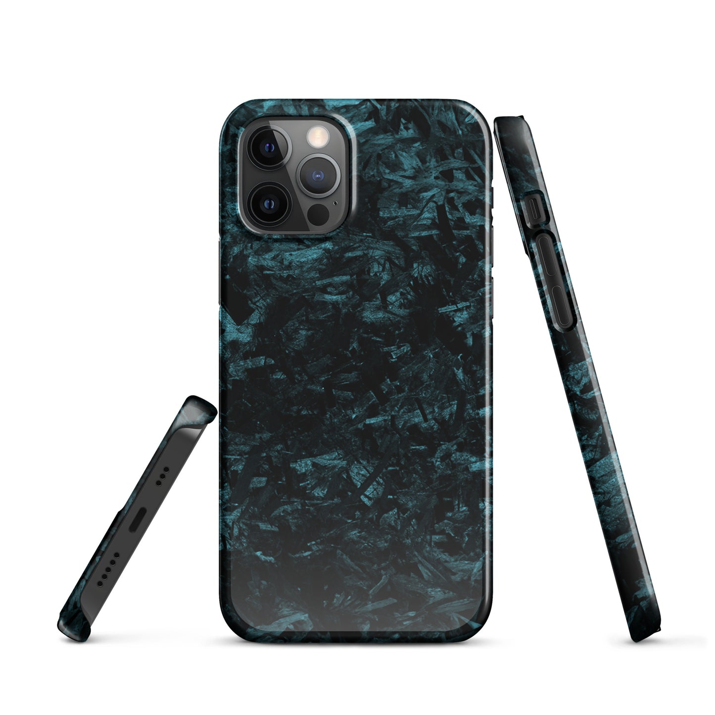 AXLE Racing Blue Forged Carbon Snap case for iPhone®