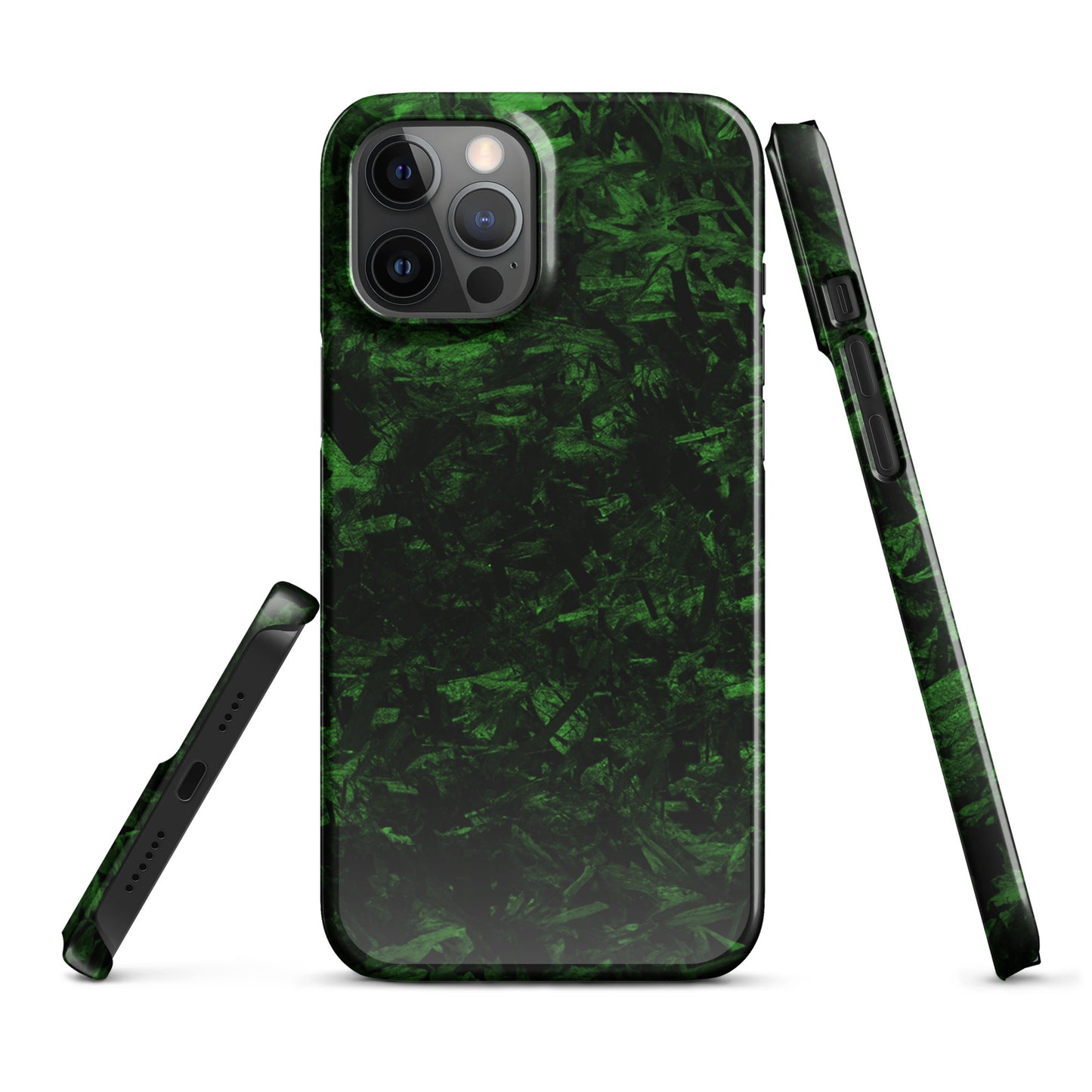 AXLE Racing Green Forged Carbon Snap case for iPhone®