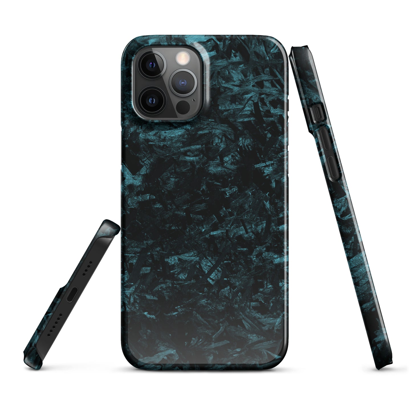 AXLE Racing Blue Forged Carbon Snap case for iPhone®