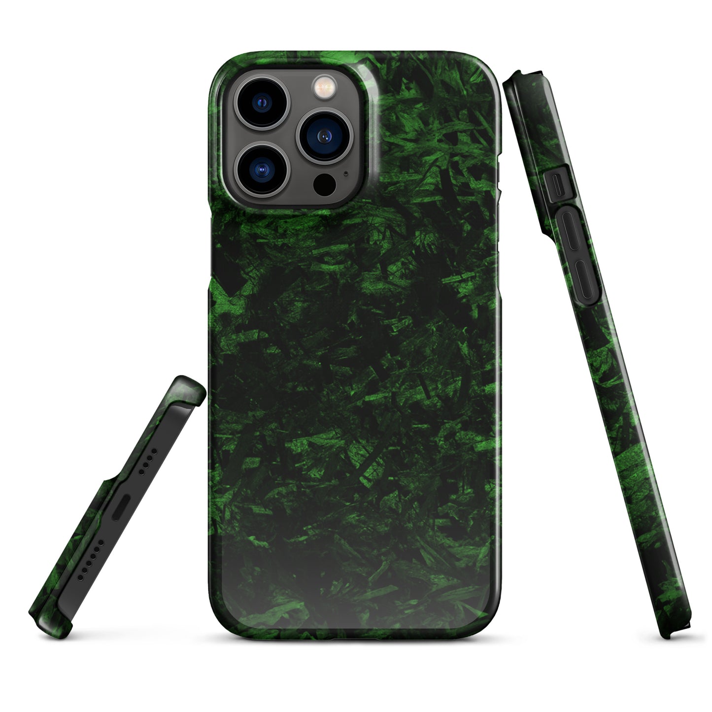 AXLE Racing Green Forged Carbon Snap case for iPhone®