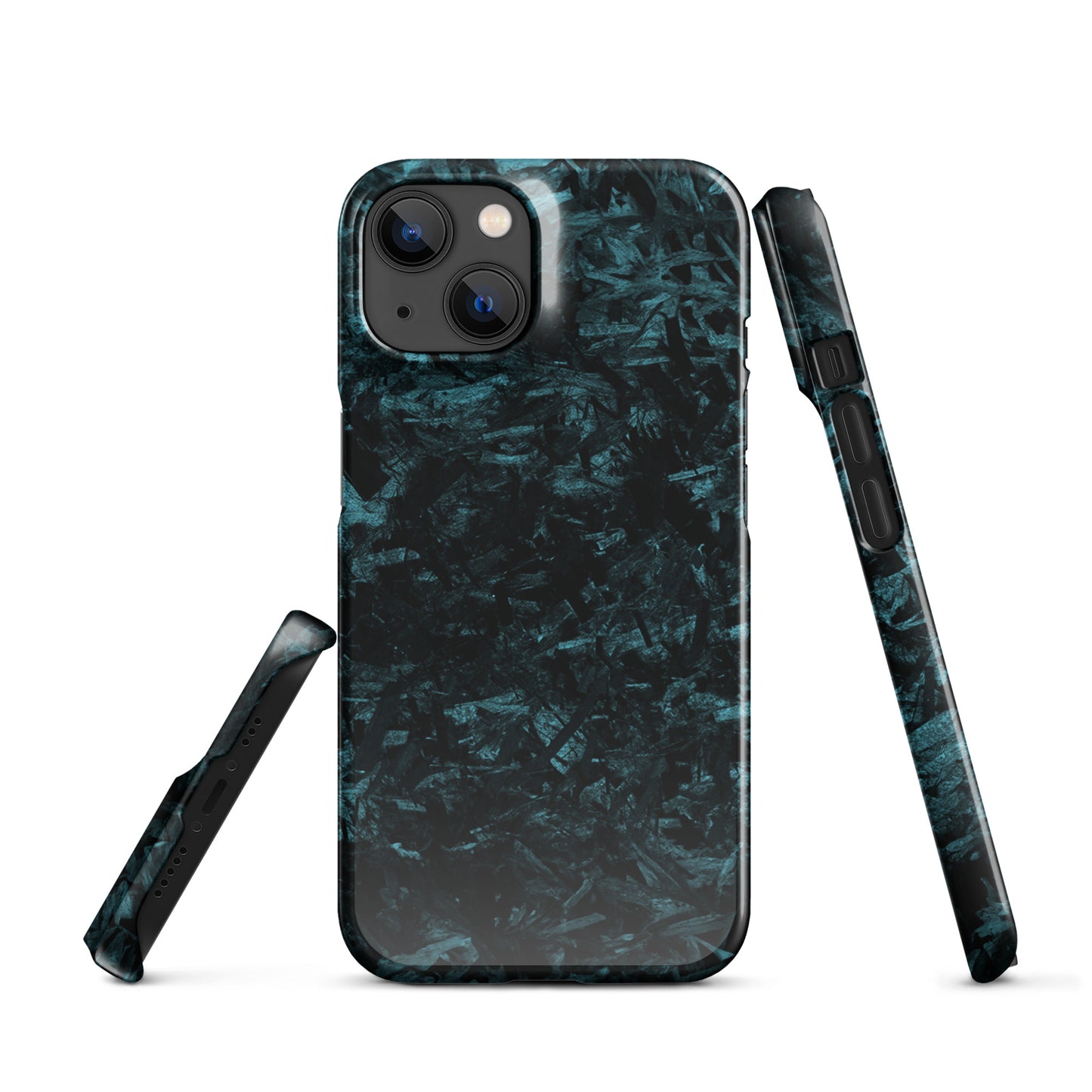 AXLE Racing Blue Forged Carbon Snap case for iPhone®