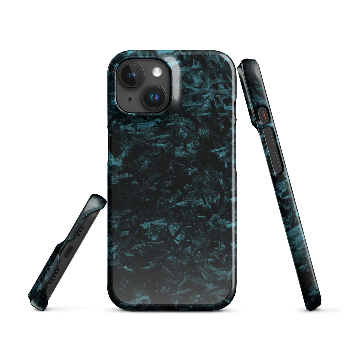 AXLE Racing Blue Forged Carbon Snap case for iPhone®