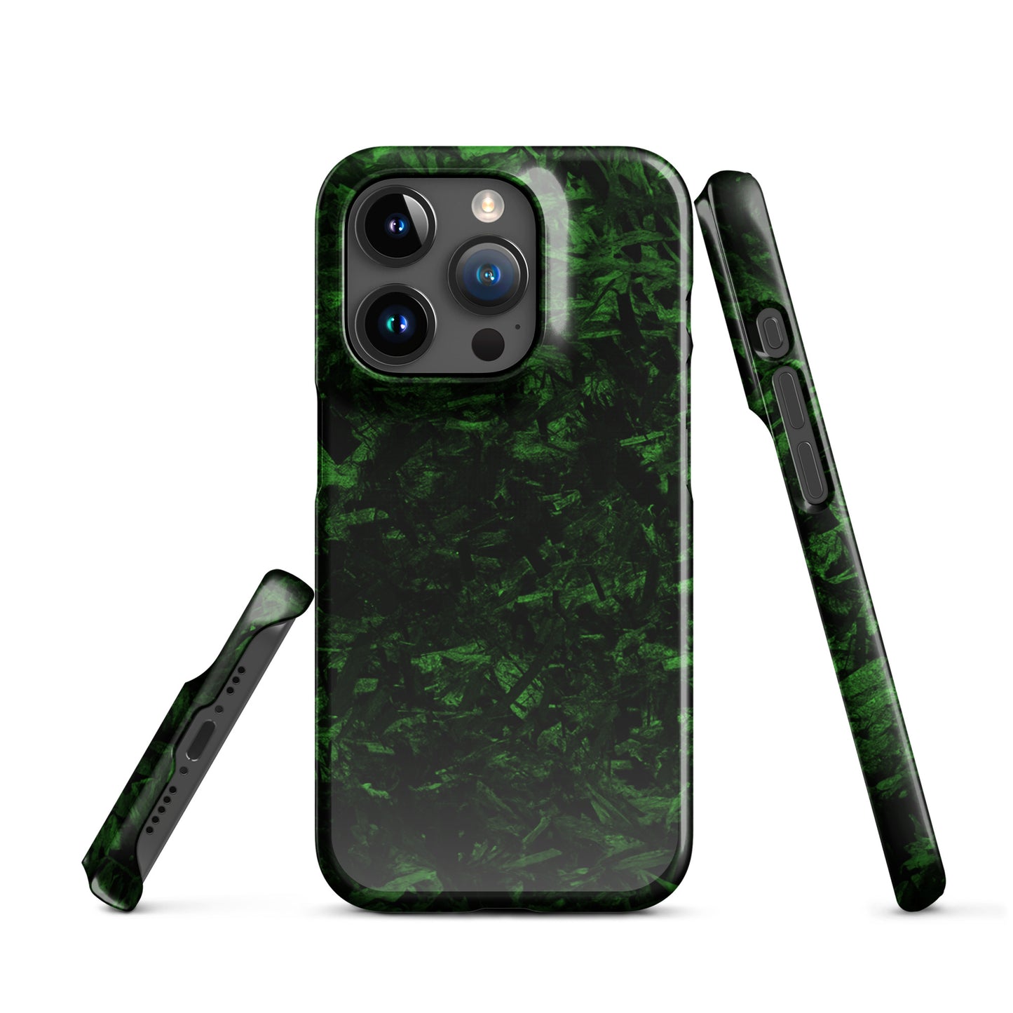 AXLE Racing Green Forged Carbon Snap case for iPhone®