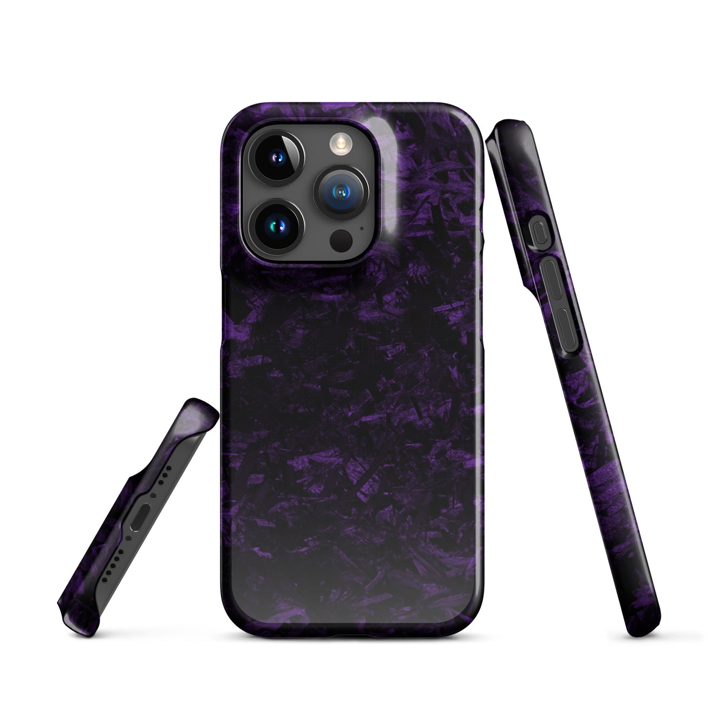 AXLE Racing Purple Forged Carbon Snap case for iPhone®