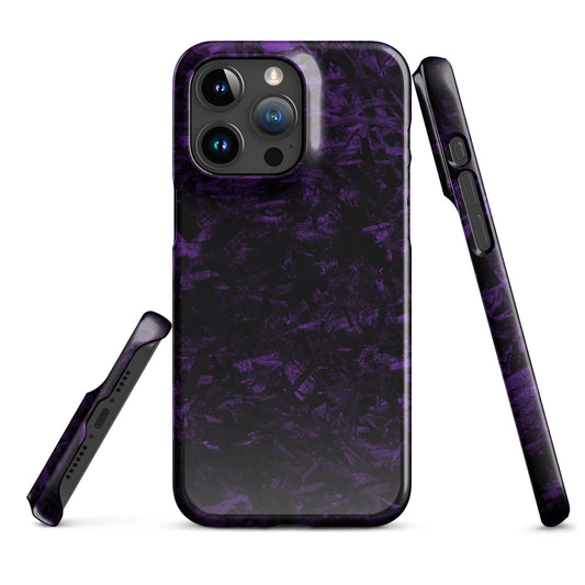AXLE Racing Purple Forged Carbon Snap case for iPhone®