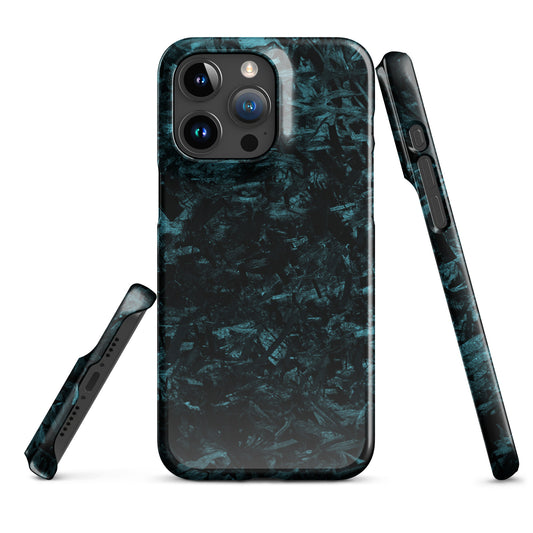 AXLE Racing Blue Forged Carbon Snap case for iPhone®
