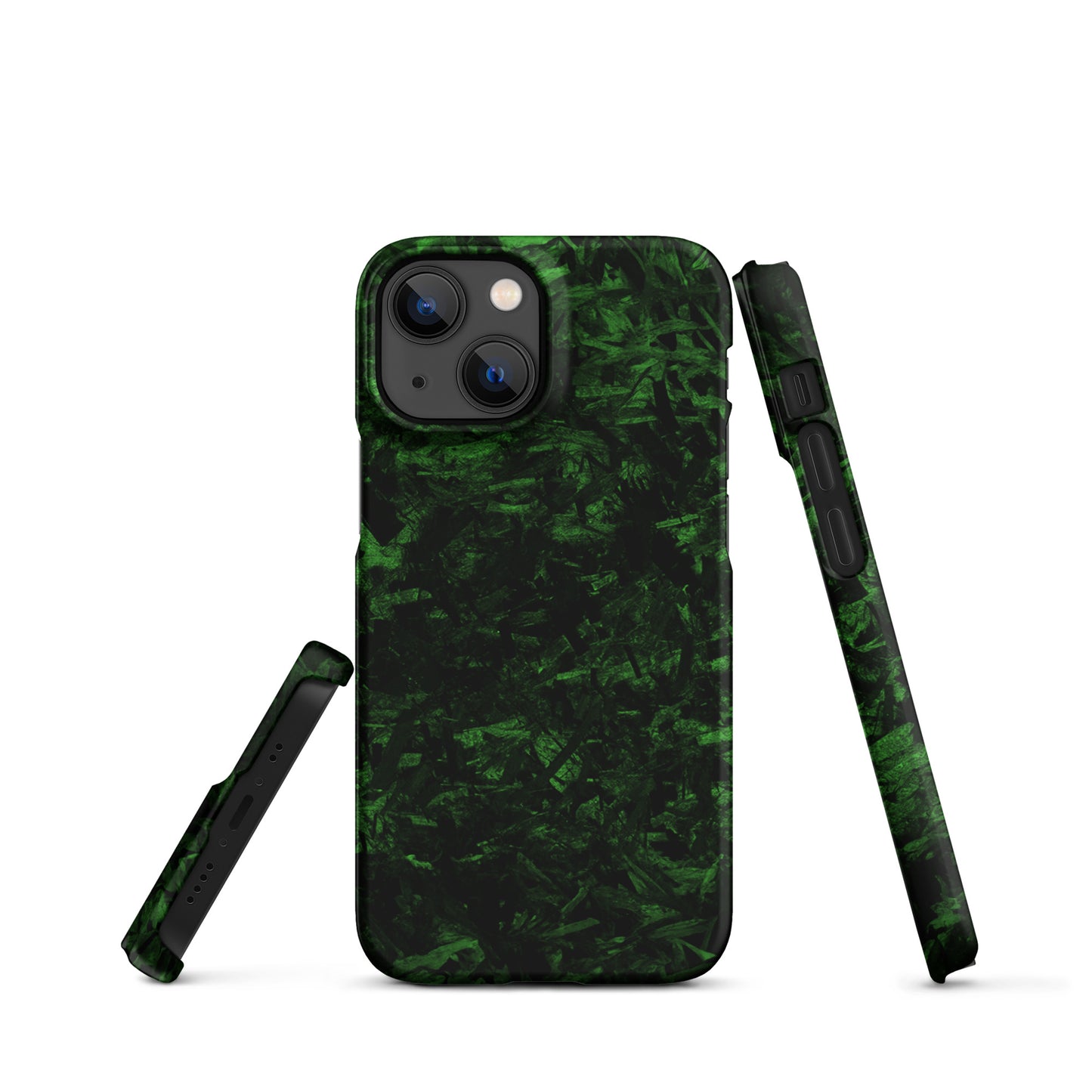 AXLE Racing Green Forged Carbon Snap case for iPhone®