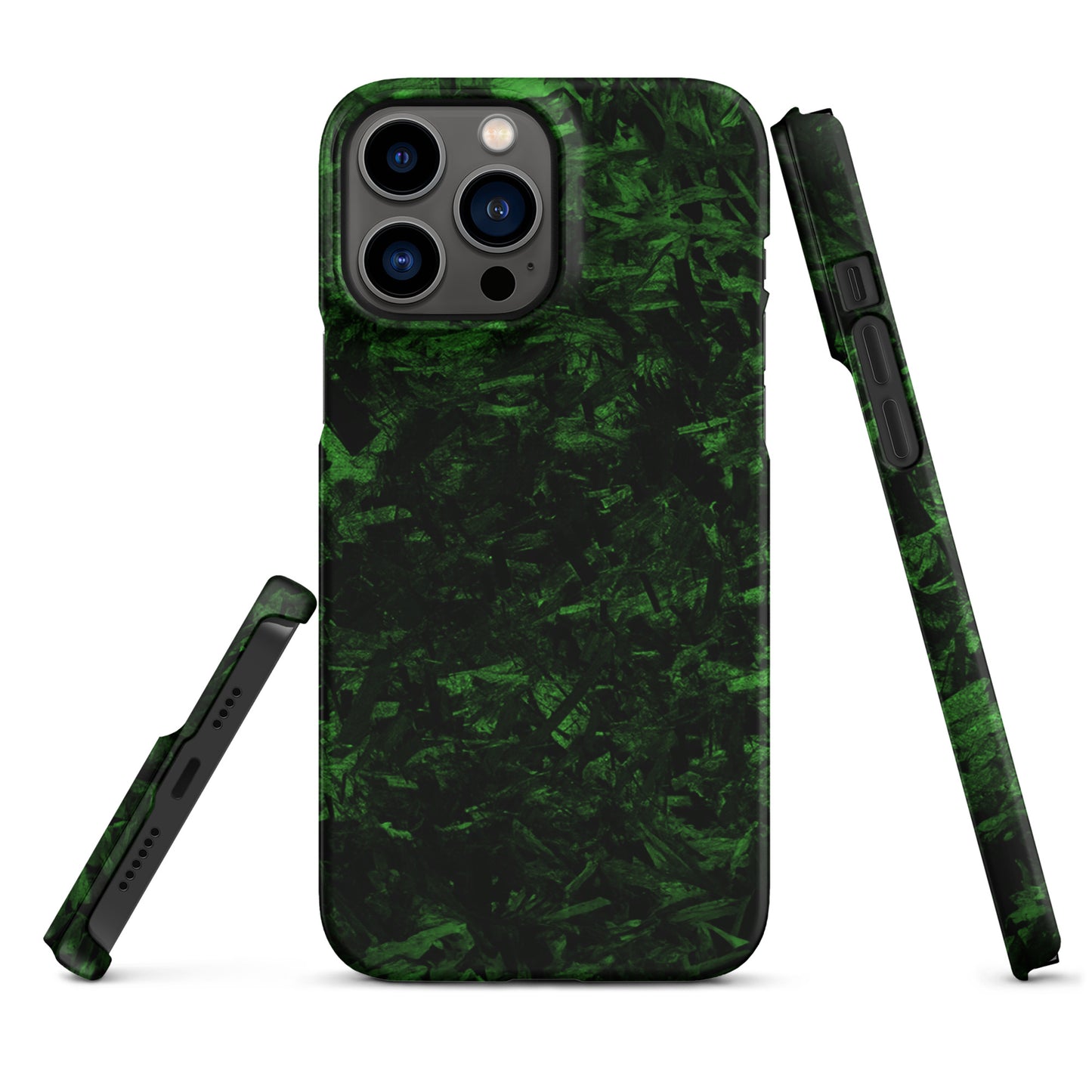 AXLE Racing Green Forged Carbon Snap case for iPhone®