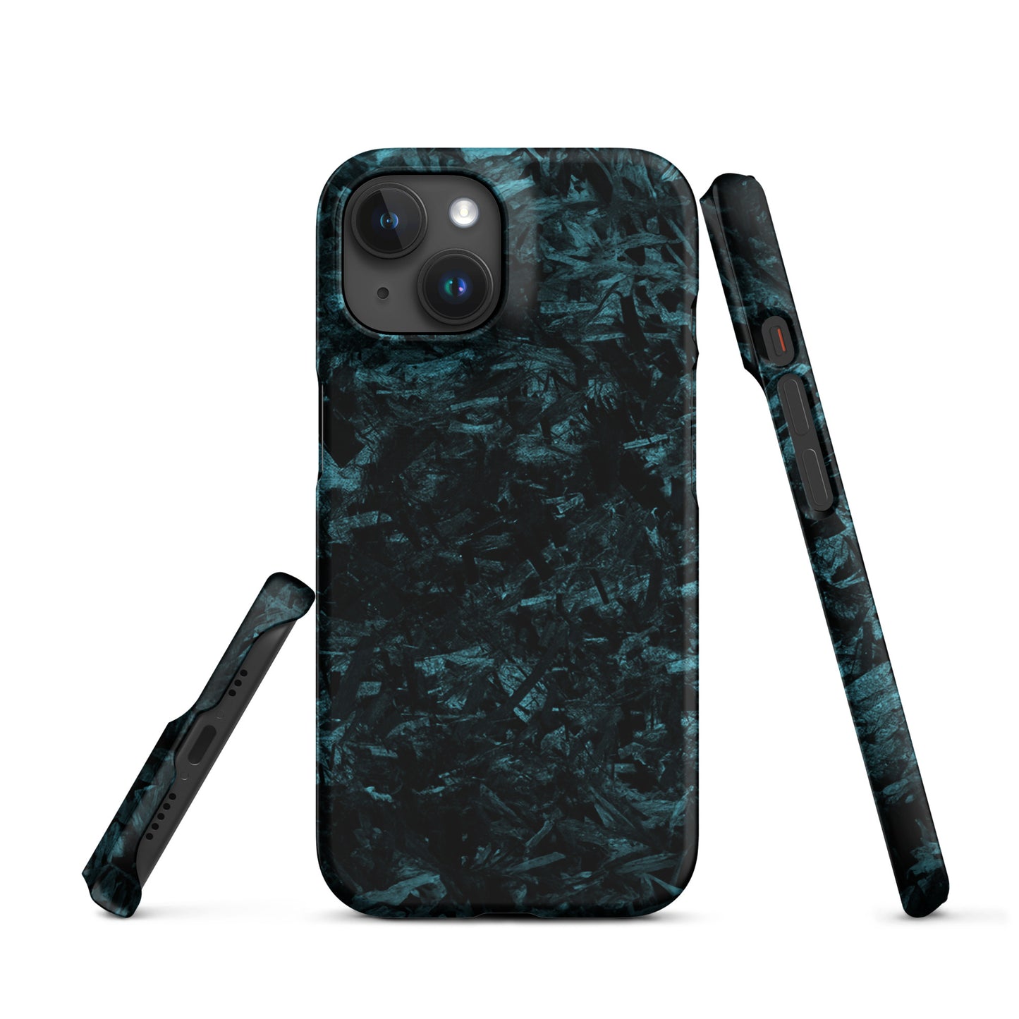 AXLE Racing Blue Forged Carbon Snap case for iPhone®