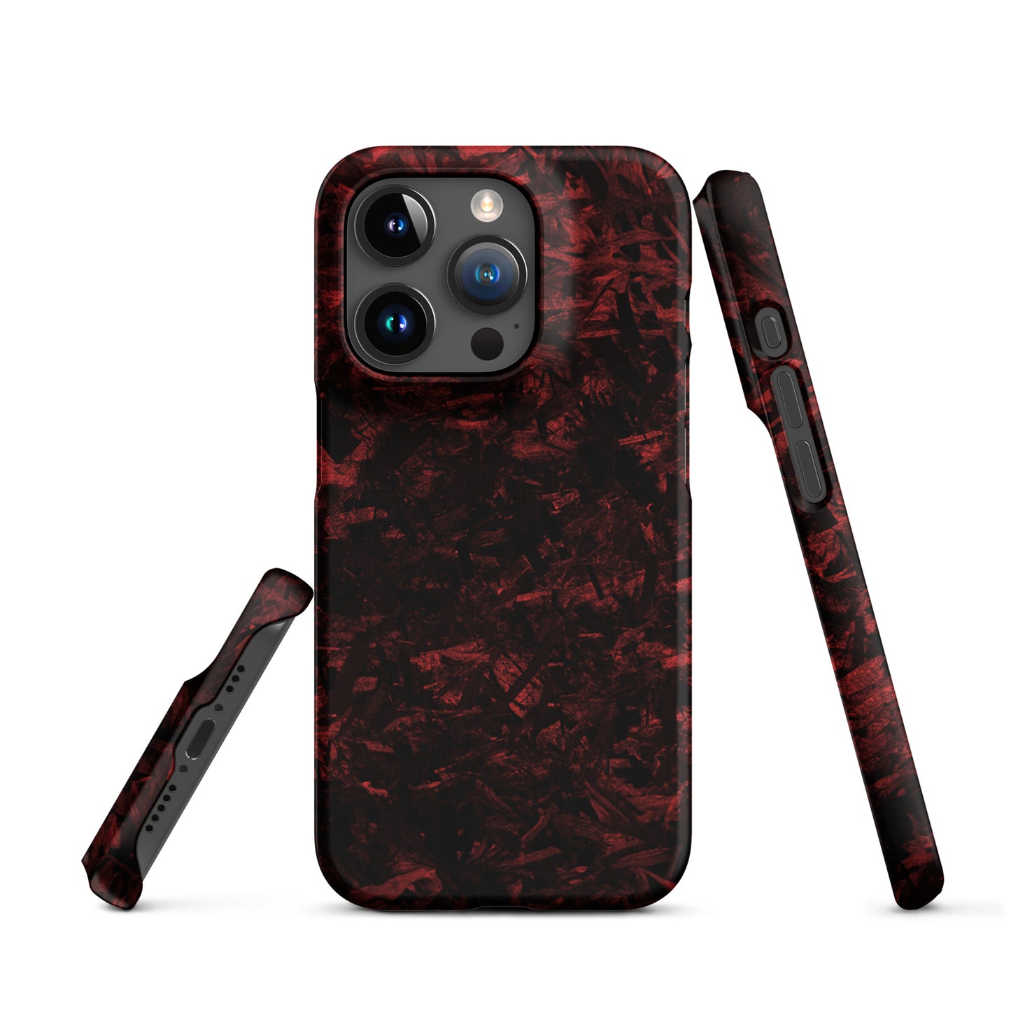 AXLE Racing Red Forged Carbon Snap case for iPhone®