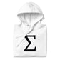 Sigma Symbol Premium white hoodie